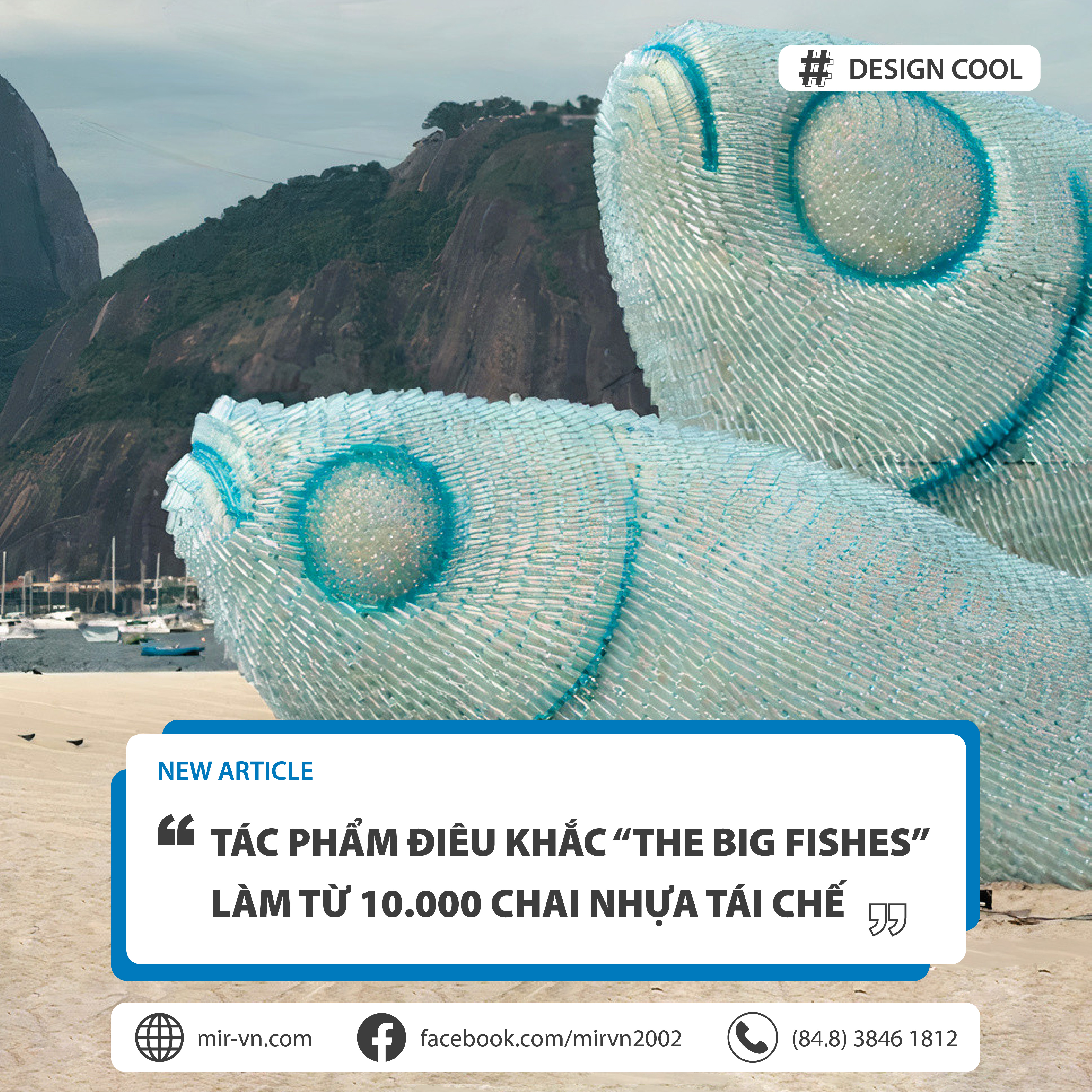 [MAYBE YOU MISSED THIS COOL] _ TÁC PHẨM ĐIÊU KHẮC “THE BIG FISHES” LÀM TỪ 10.000 CHAI NHỰA TÁI CHẾ